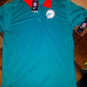 Nike Official Miami Dolphin Polo Shirt